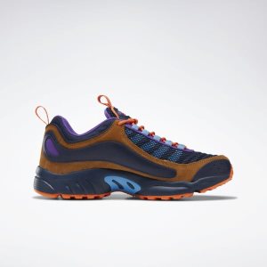 Reebok Daytona DMX II Turnschuhe Damen - Braun/Lila/Orange - DE 642-MCX